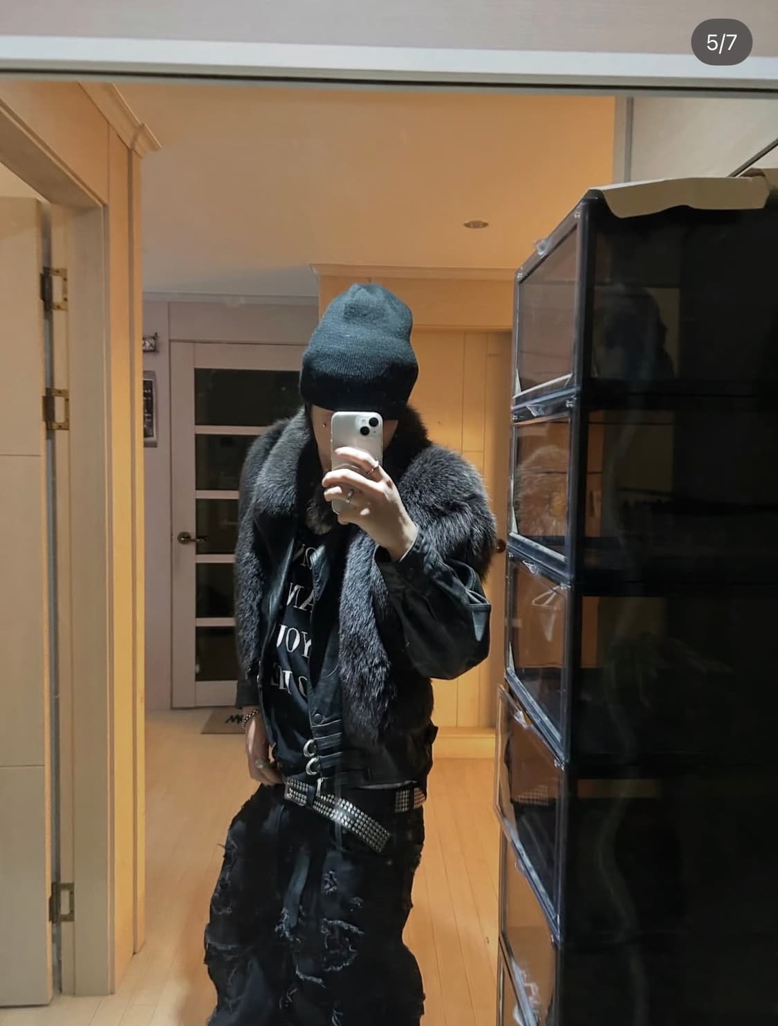 빈티지 퍼 가죽 자켓 상품이미지3