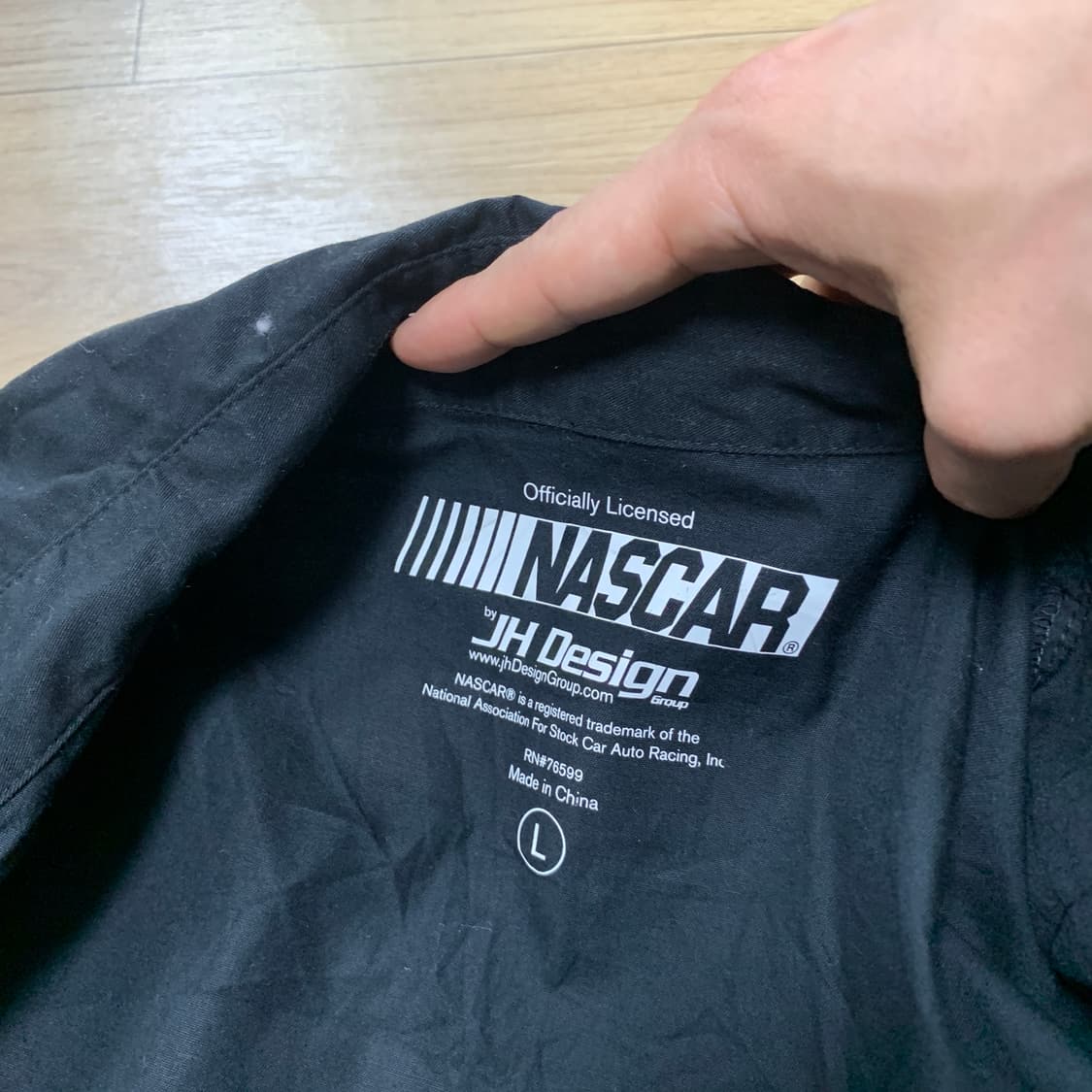 L)나스카 nascar 배스프로샵 x 리얼트리 스폰서 레이싱 반팔셔츠 상품이미지3