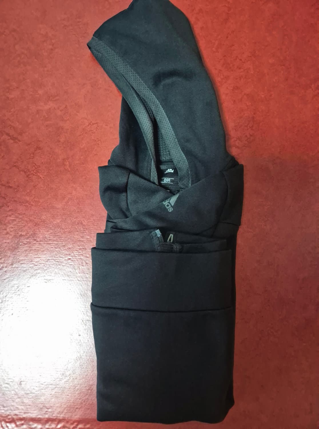 아디다스 스포츠 트레이닝 블랙 후드집업 상품이미지4