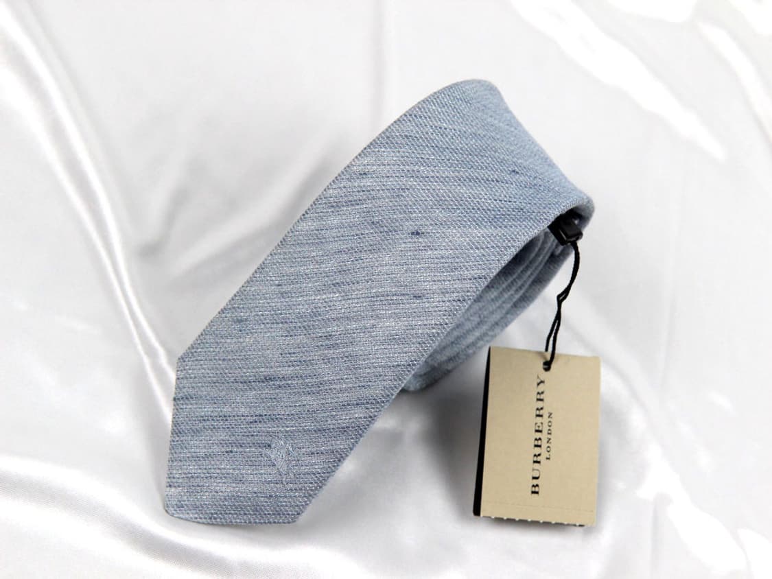 버버리 6.2cm 미사용 S등급 신형 멜란지 슬러브 명품넥타이 상품이미지1