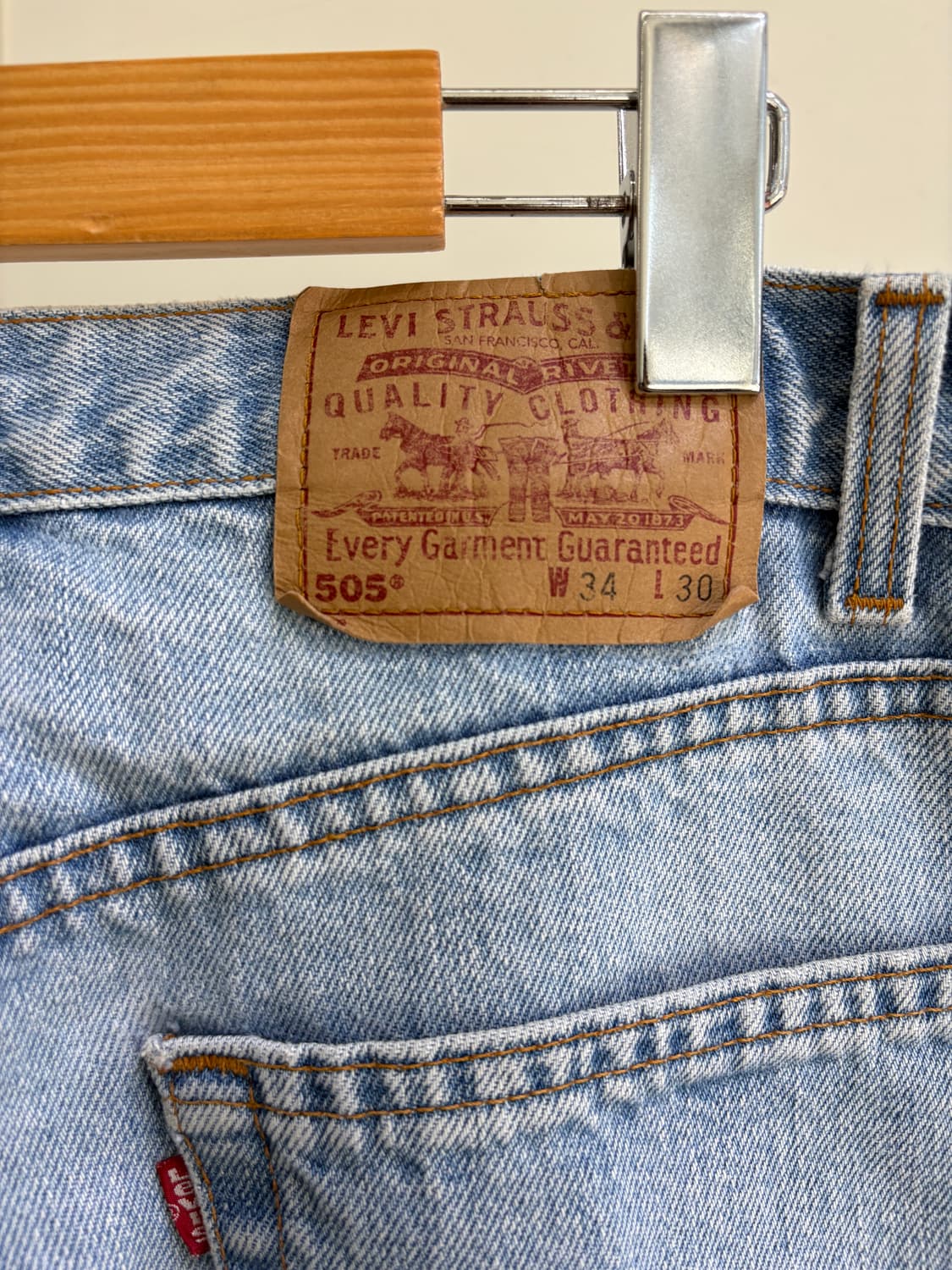 90's LEVIS 505 (Made in USA) 데님팬츠 상품이미지6