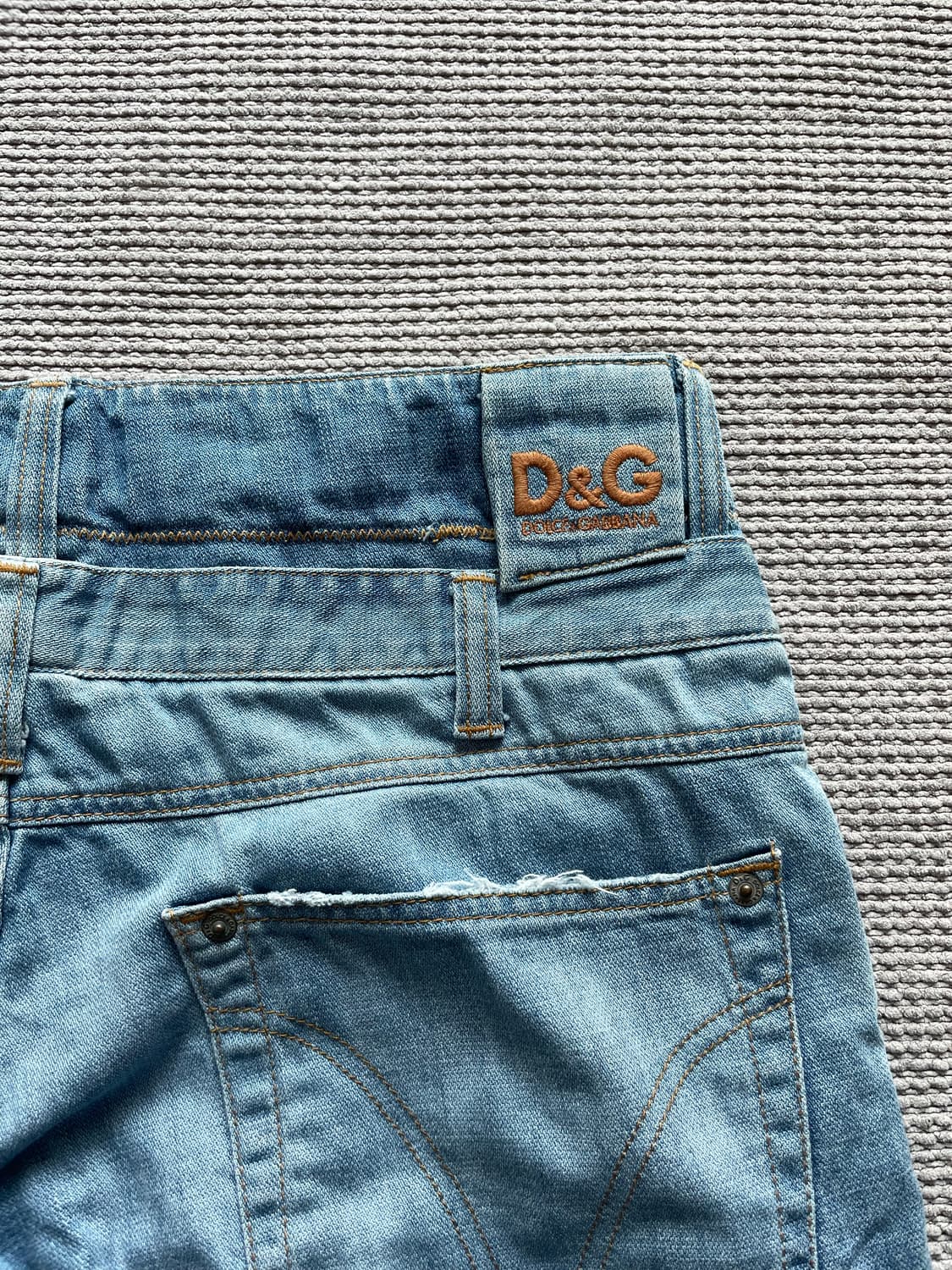 돌체앤가바나 더블 웨이스트 데님 (세미와이드핏) 상품이미지2