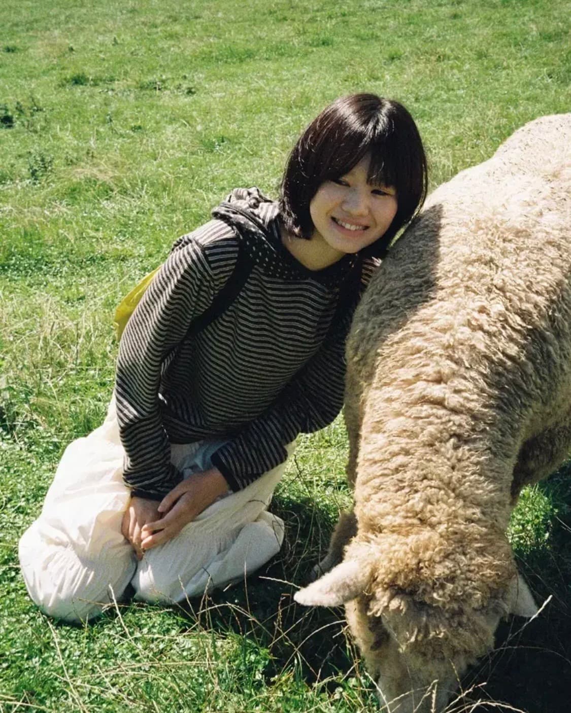 pesto 페스토 도트 스트라이프 후디 티셔츠 다크문 상품이미지1