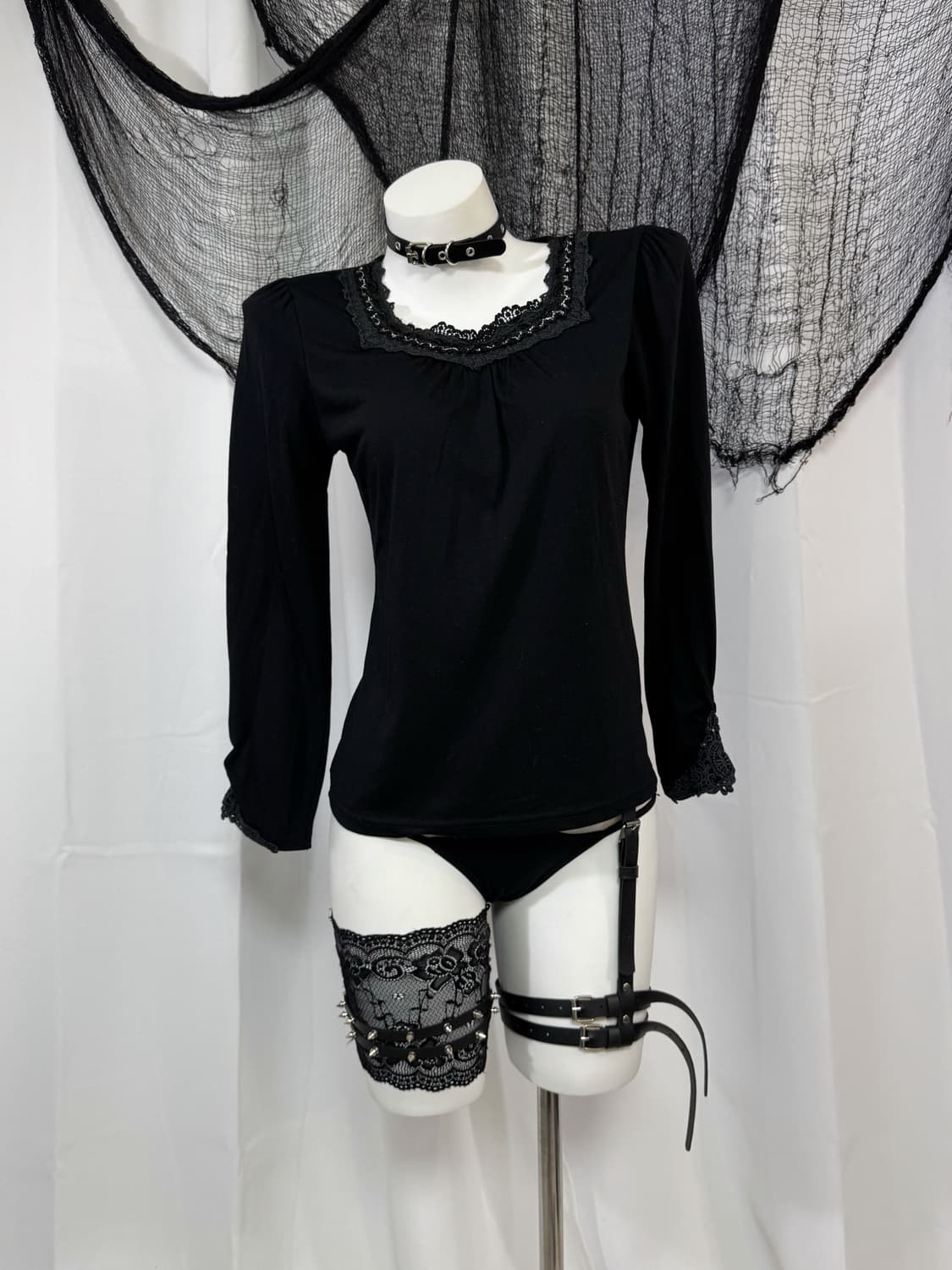 lace t-shirt 상품이미지1