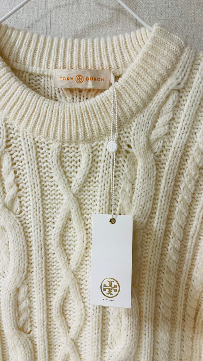 택달린 새상품) 토리 버치 발레로 피셔맨 프린지 스웨터 정가 60만원대 상품이미지3