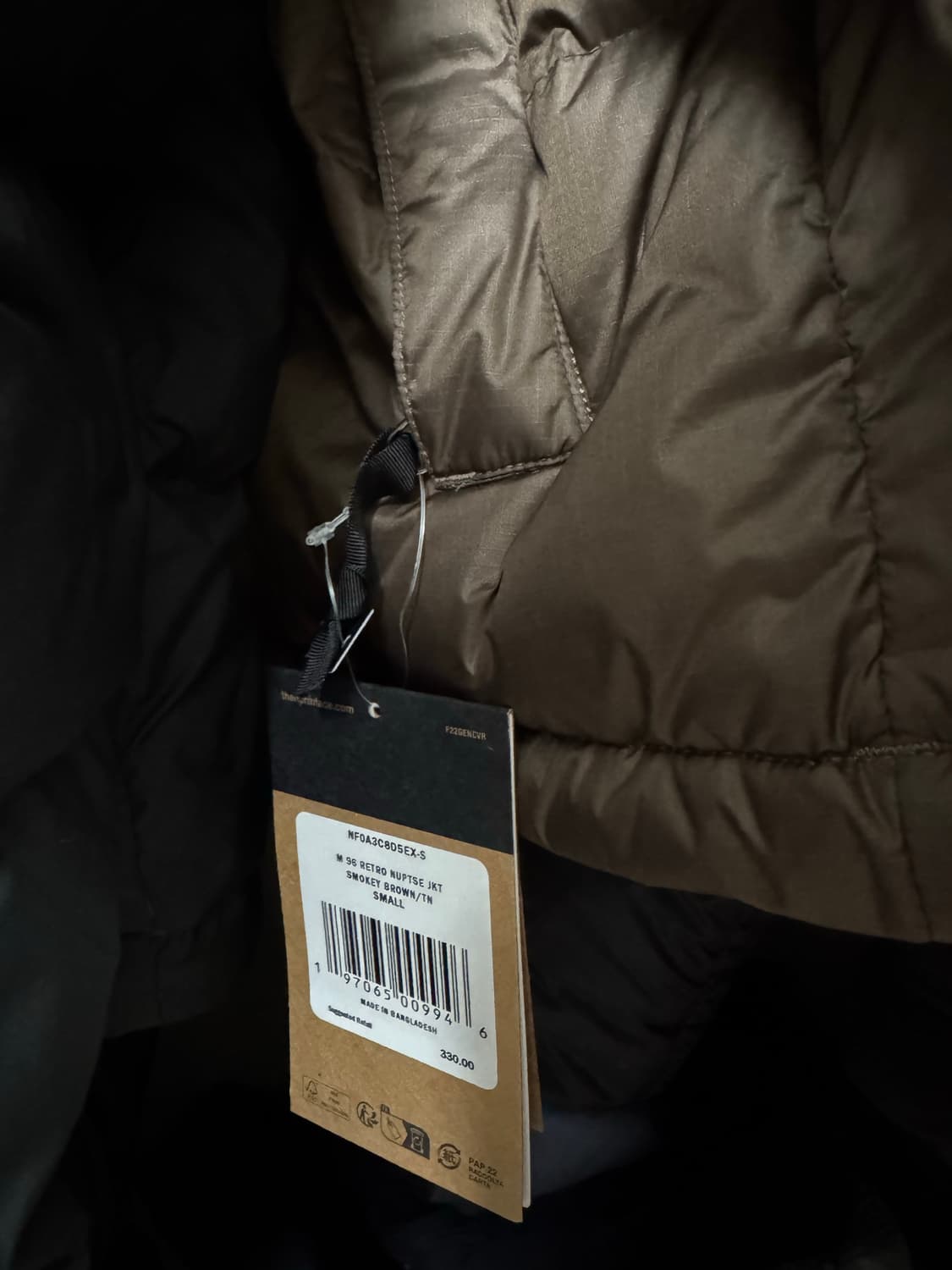 노스페이스 1996 레트로 눕시 700 스모키브라운 us S 미국공홈 상품이미지4
