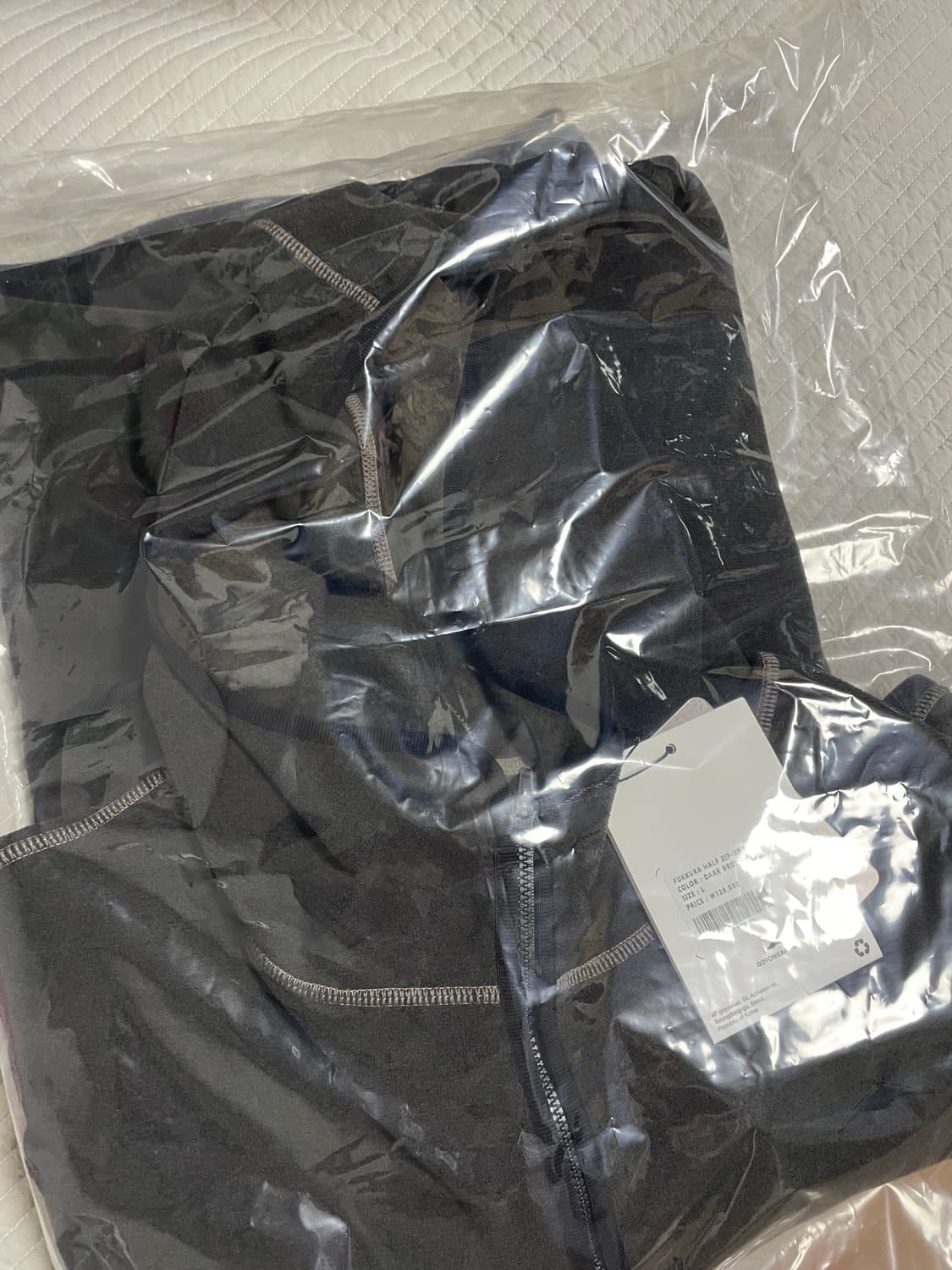 [L] 고요웨어 푸쿠라 집업 후디 다크 브라운(✨새상품) 상품이미지3