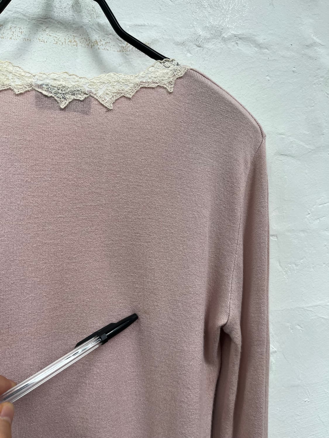 Blumarine 레이스 레이온 가디건 M 상품이미지9