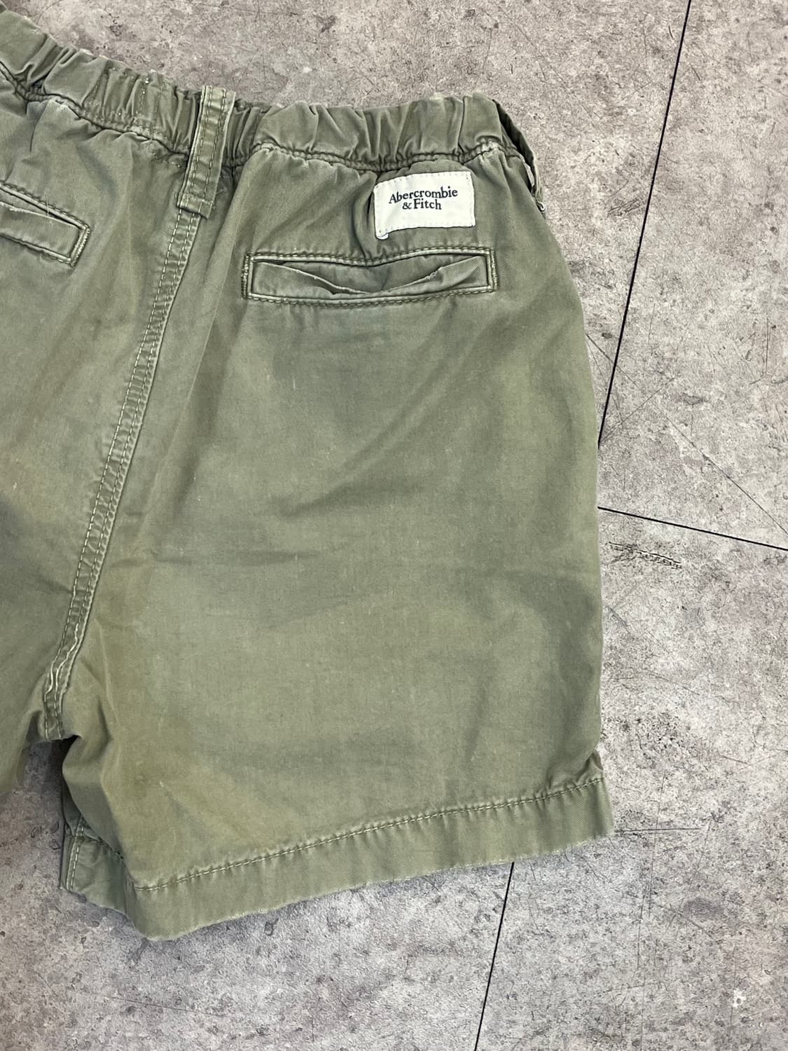 아베크롬비 밴딩 하프 팬츠 카키 XS #csz3510 상품이미지8