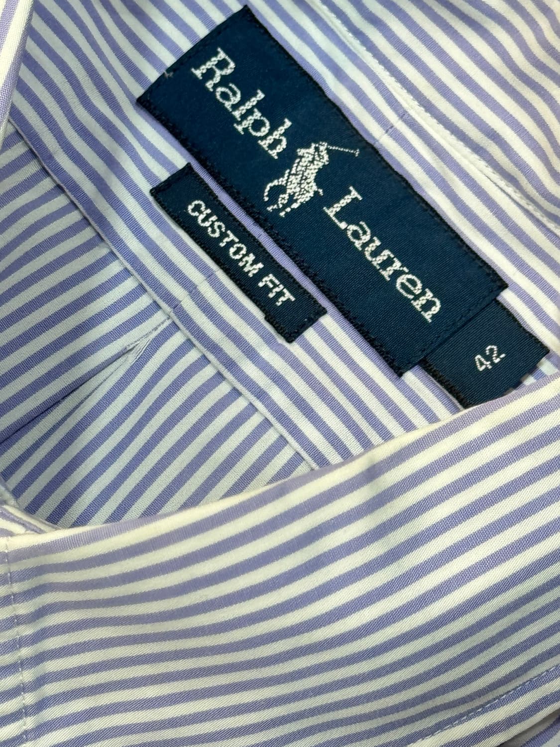 RALPH LAUREN custom fit 스트라이프 셔츠 상품이미지3