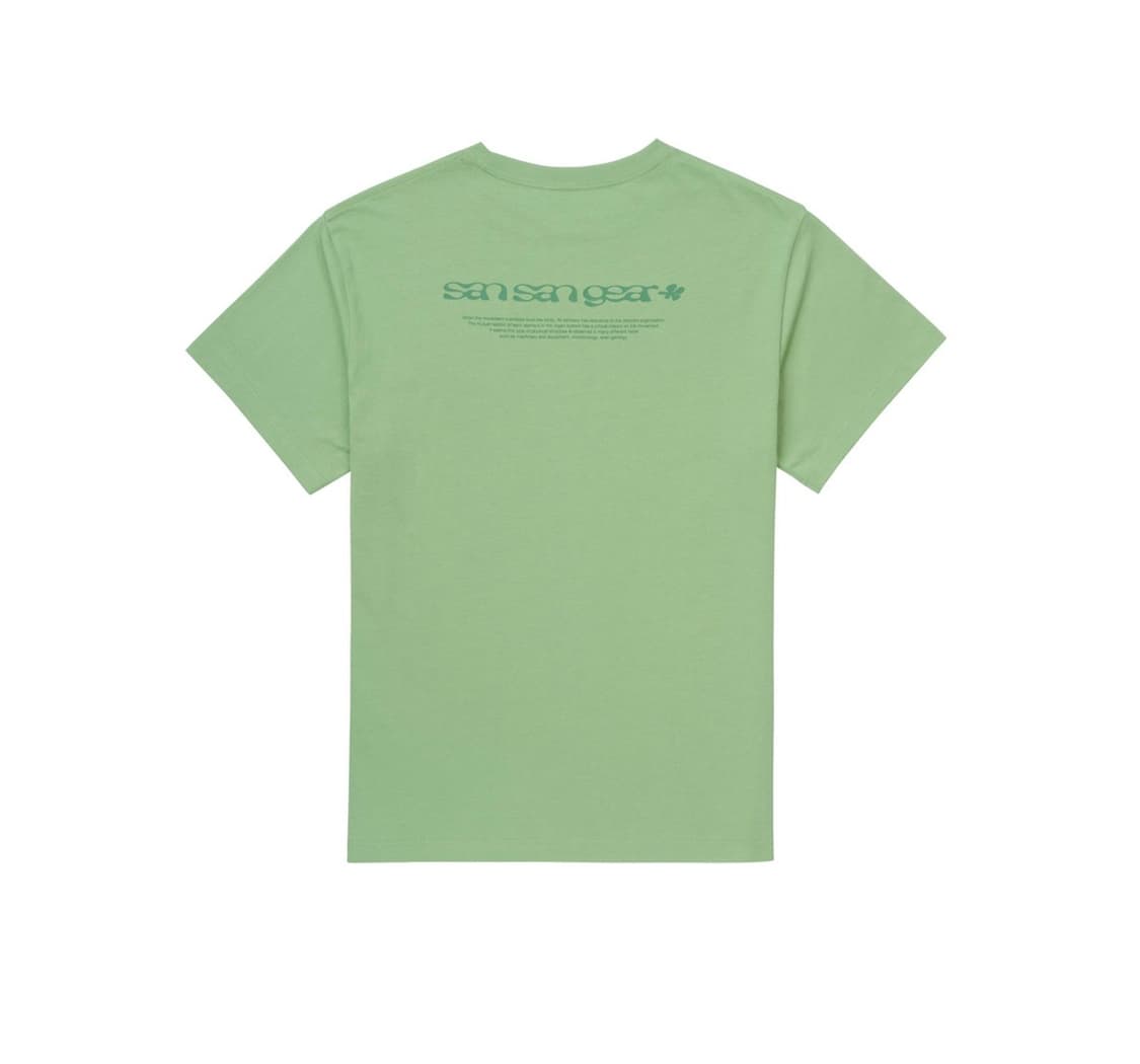 산산기어 LOGO T-SHIRT [GREEN]_24SS 상품이미지2