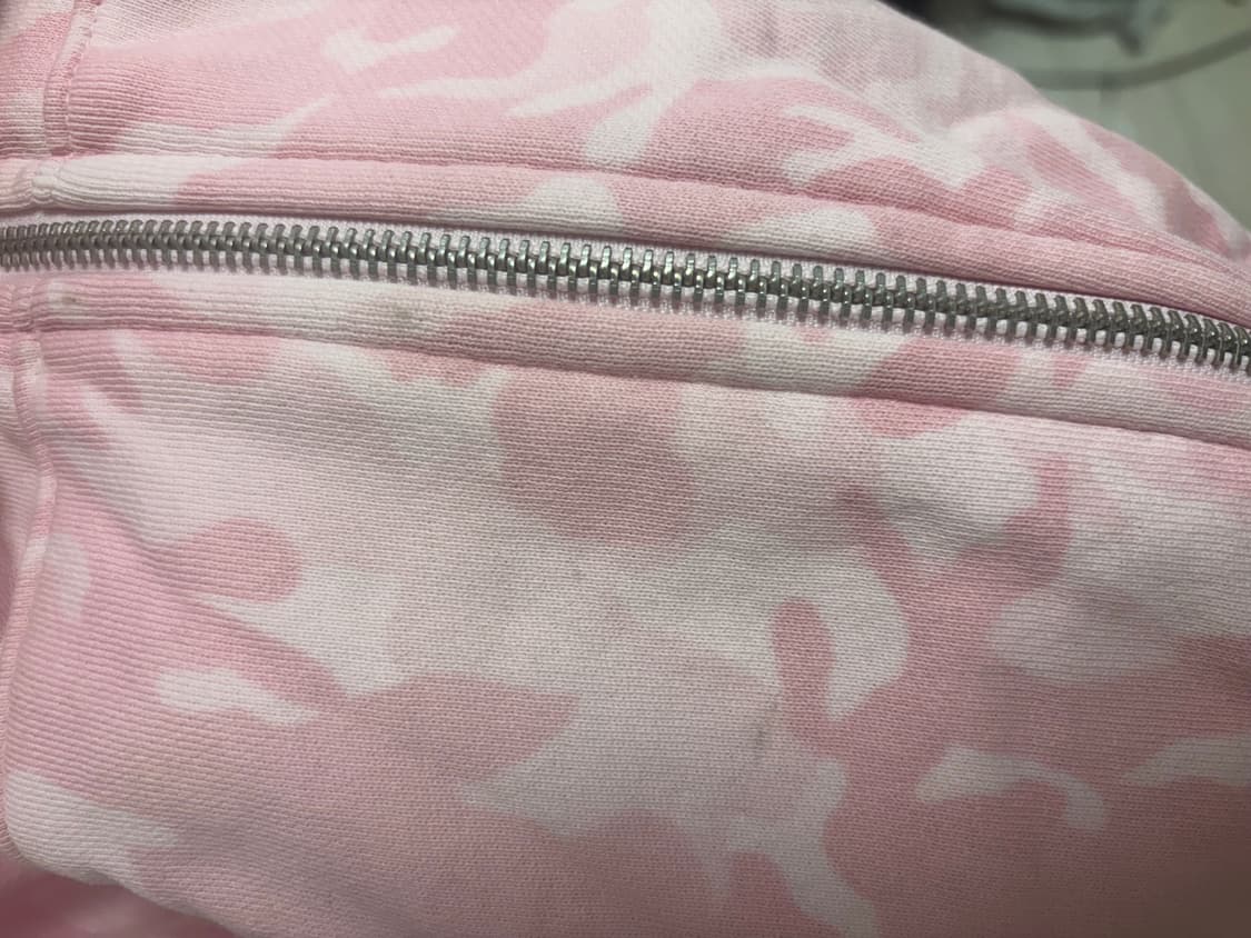 익스파이어드걸 라인스톤 후드집업 핑크 카모 판매합니다 상품이미지3