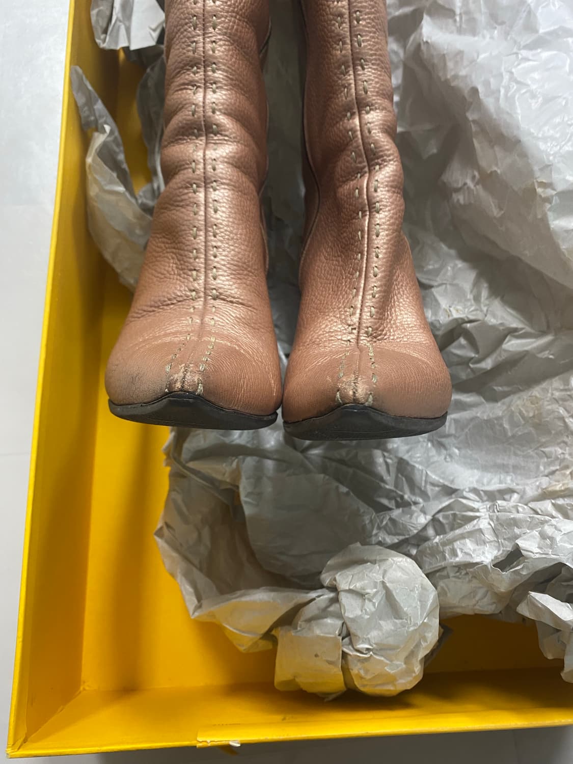 펜디부츠High Boot Pump Selleria Bois De Rose 상품이미지2