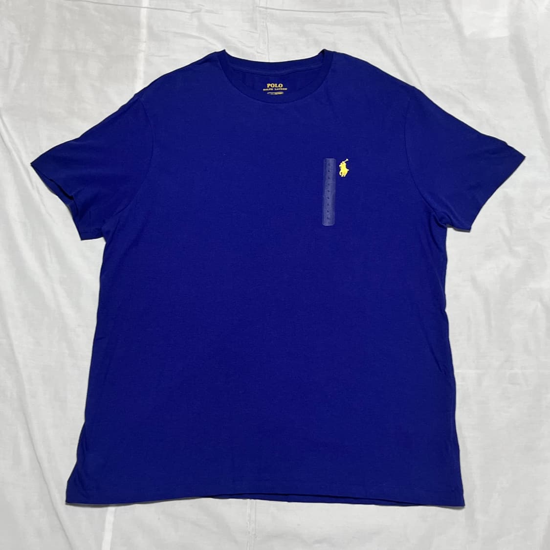 새상품 L 폴로랄프로렌 옐로우 포니 네이비 반팔 상품이미지2