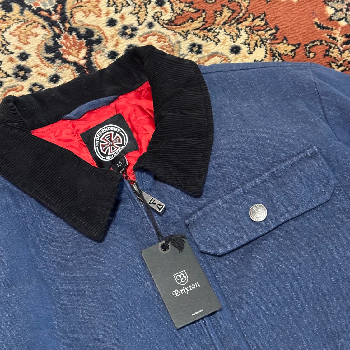 인디펜던트 x 브릭스톤 데님 워크자켓 (M-L) 새상품 상품이미지3