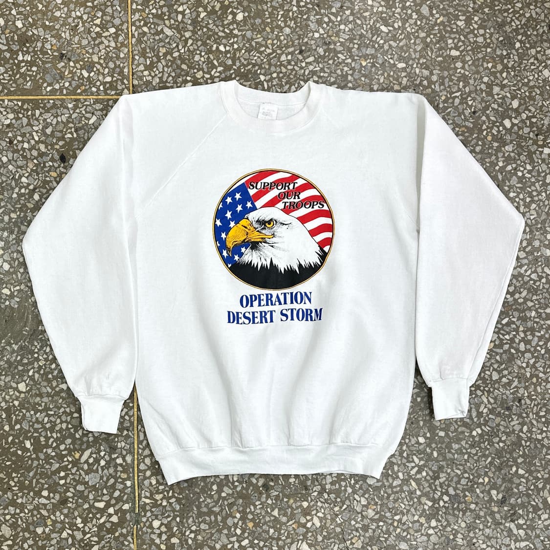 90s USA FOTL 데저트 스톰 빈티지 스웻셔츠 XL 상품이미지1