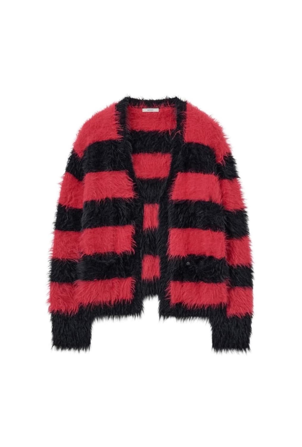 문선 헤어리 스트라이프 가디건 상품이미지3