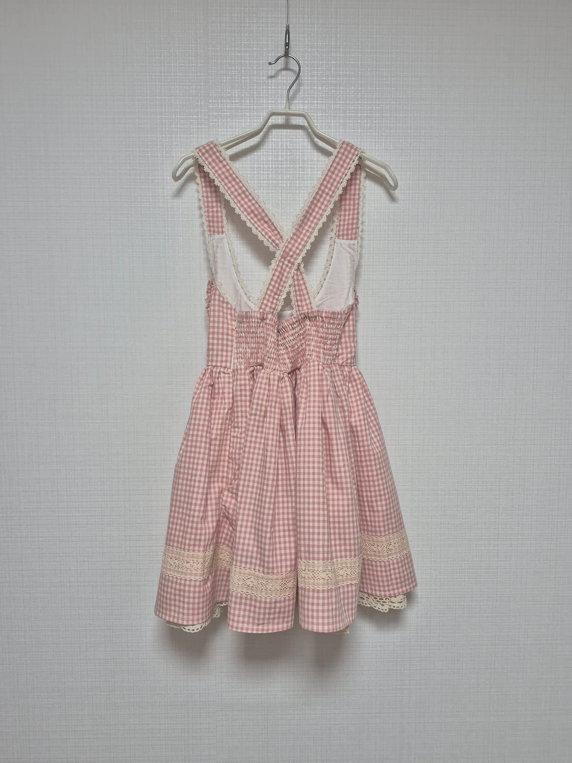 딸기우유 리즈리사 초고전템 히메카지 깅검체크 쟝스카입니다♡♡ 상품이미지4
