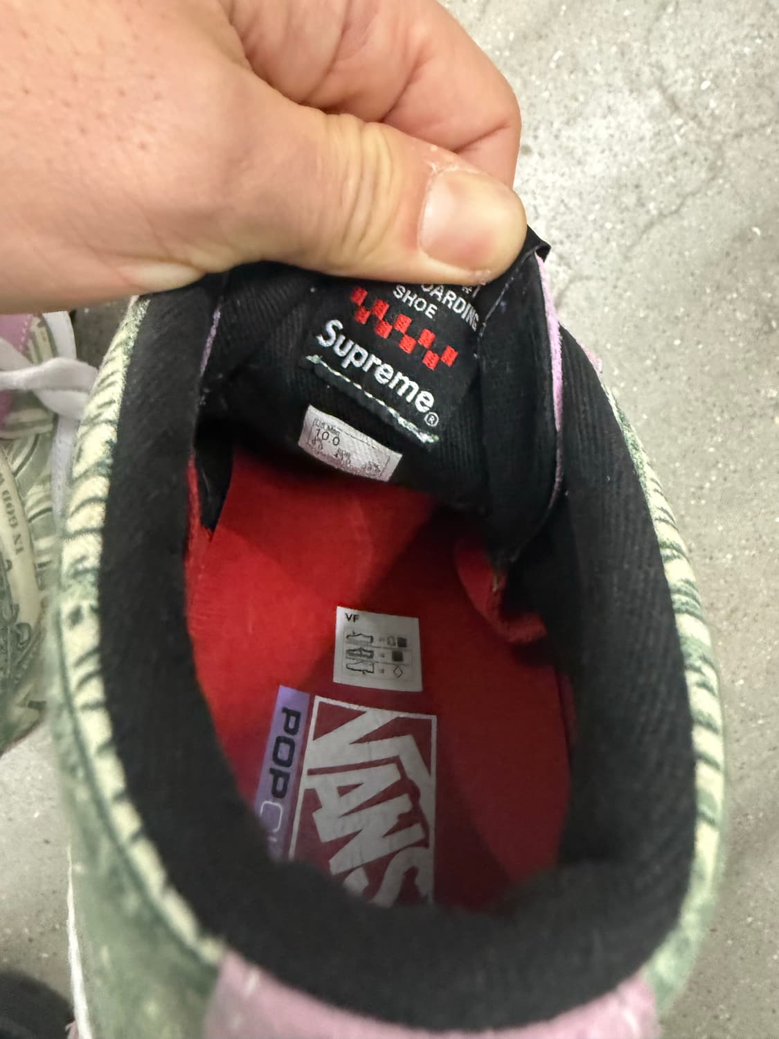 supreme vans 스케이트하이 미드 상품이미지4