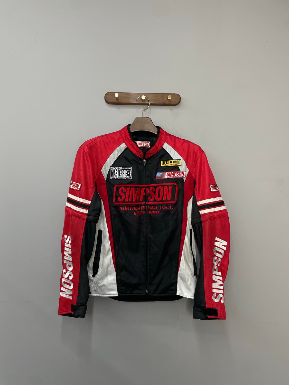 심슨 올드스쿨 바이크 레이싱 자켓 H2383 상품이미지2