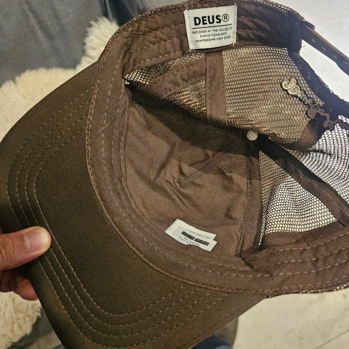 데우스 매쉬 트러커 캡 모자 상품이미지4