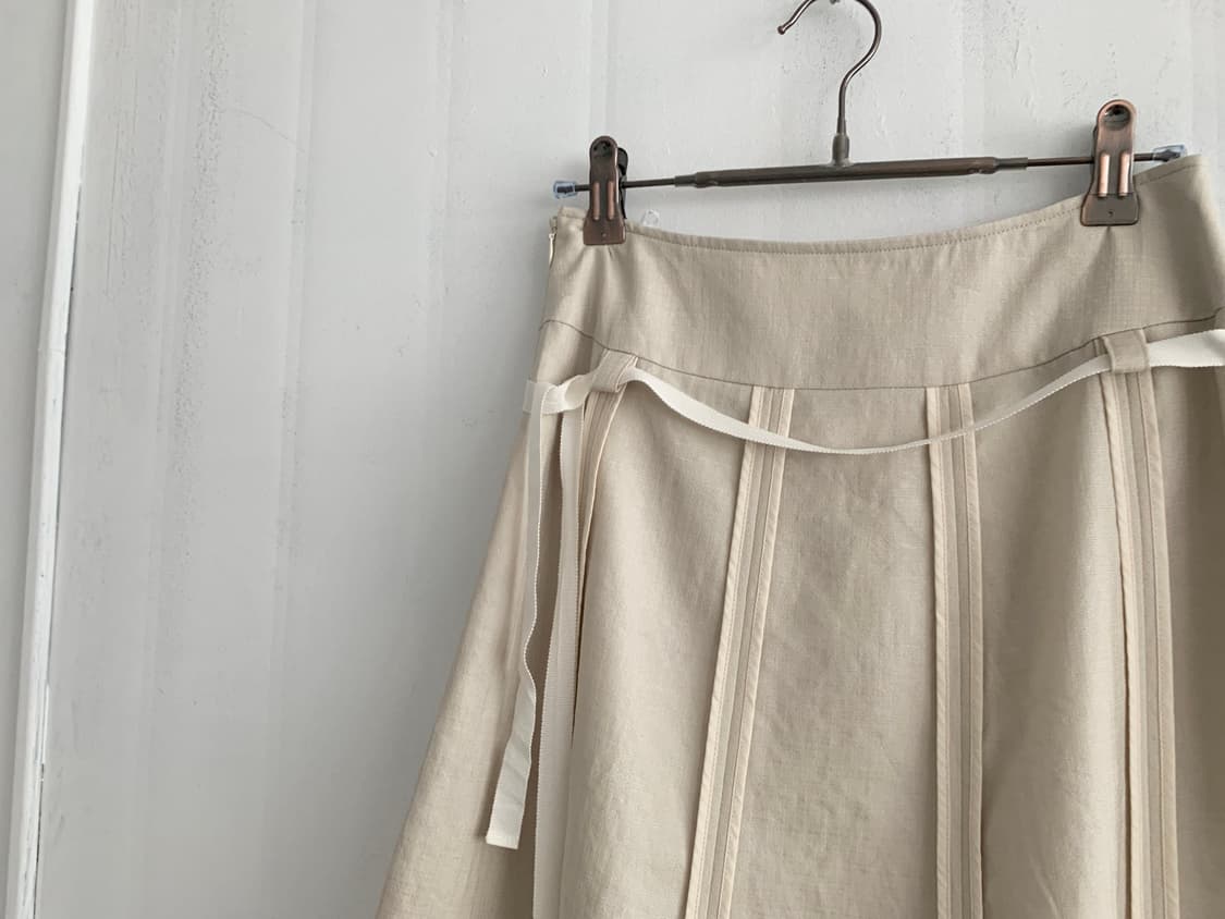 Light Beige Midi Skirt 상품이미지8