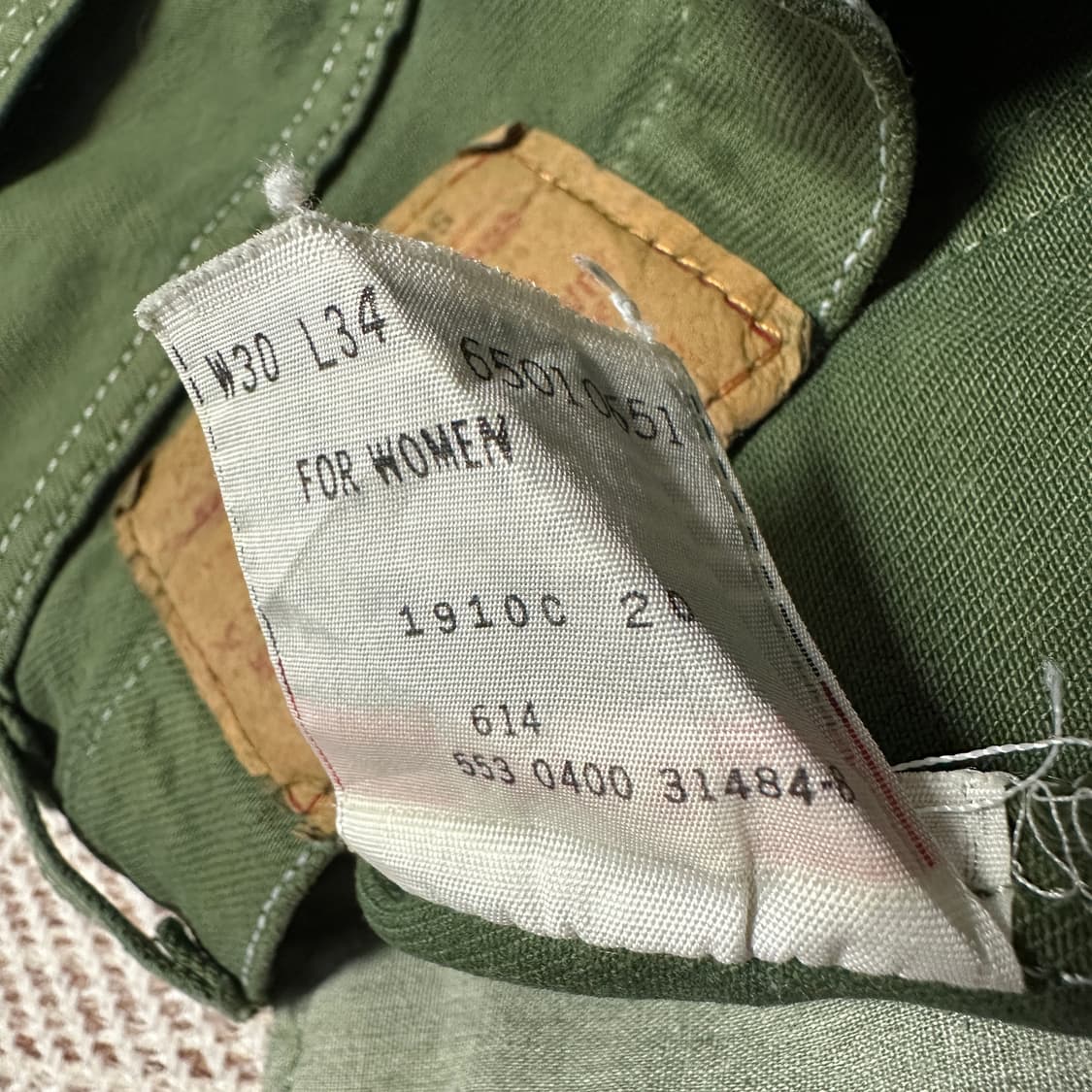 LEVI'S 501 00's usa made woman denim 상품이미지4