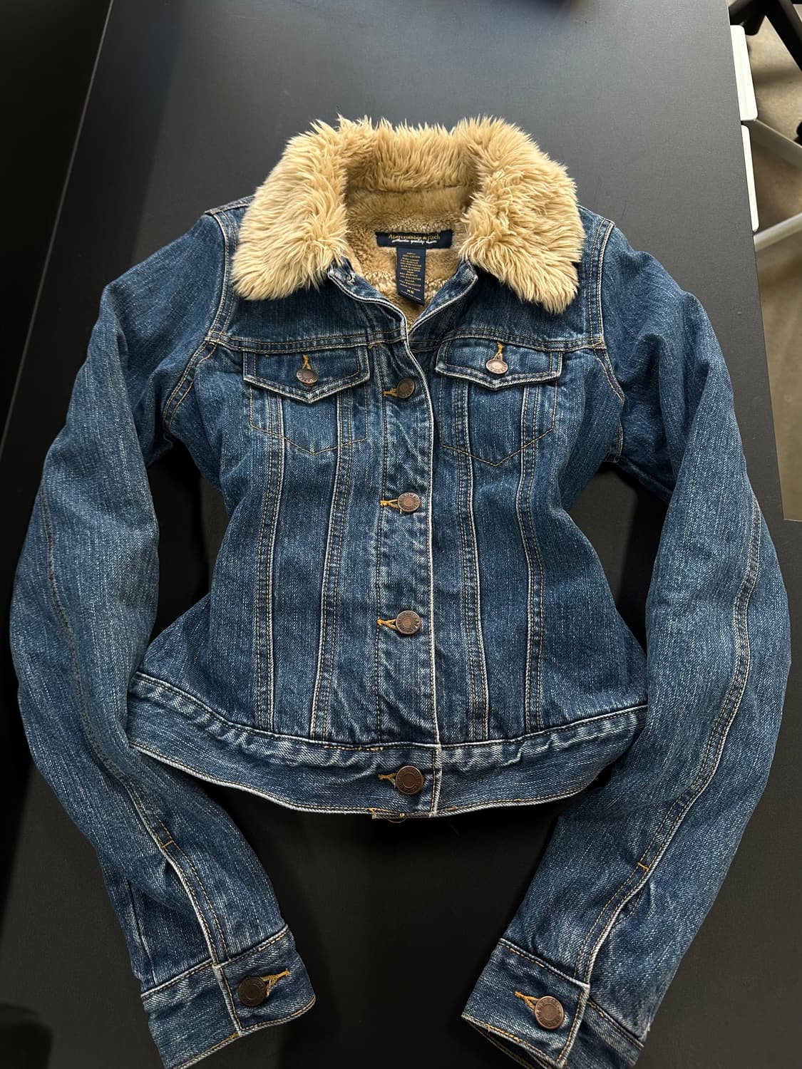 아베크롬비 양털 퍼 데님자켓 상품이미지5