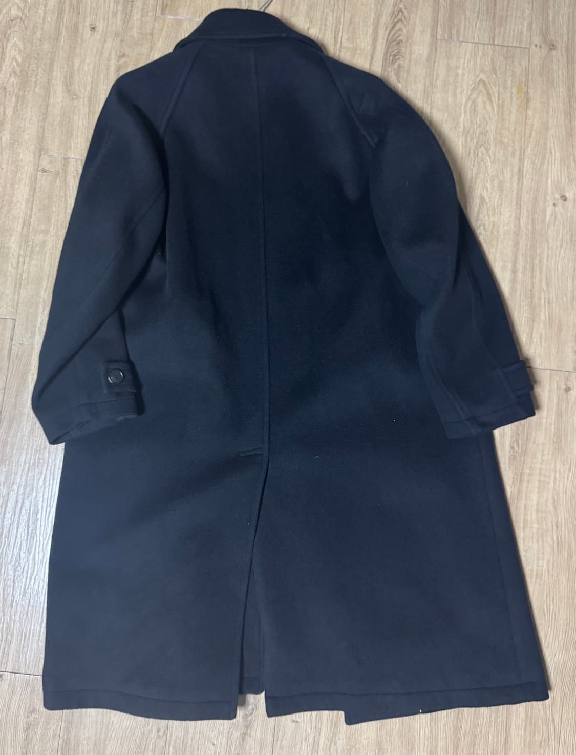 애프터프레이 캐시미어 발마칸 코트 블랙 L 상품이미지4