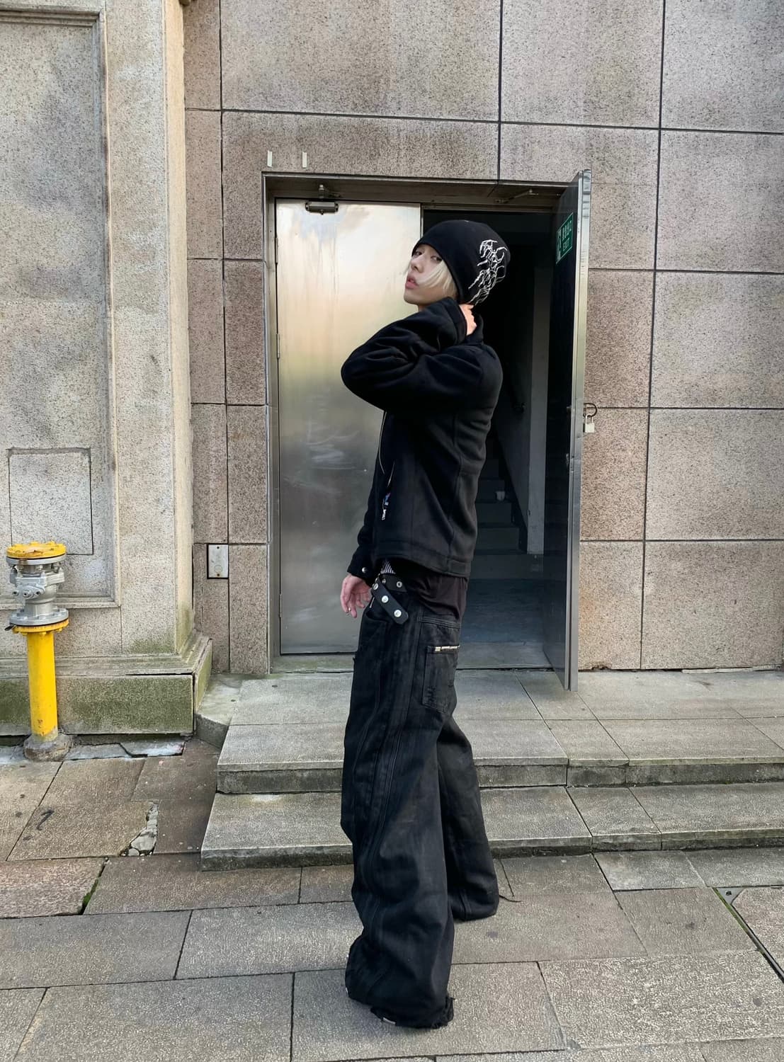 Skull Bone Graphic Beanie 상품이미지7