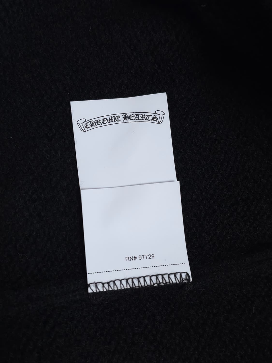 [XL] 크롬하츠 플로랄 자수 캐시미어 니트 블랙 상품이미지9