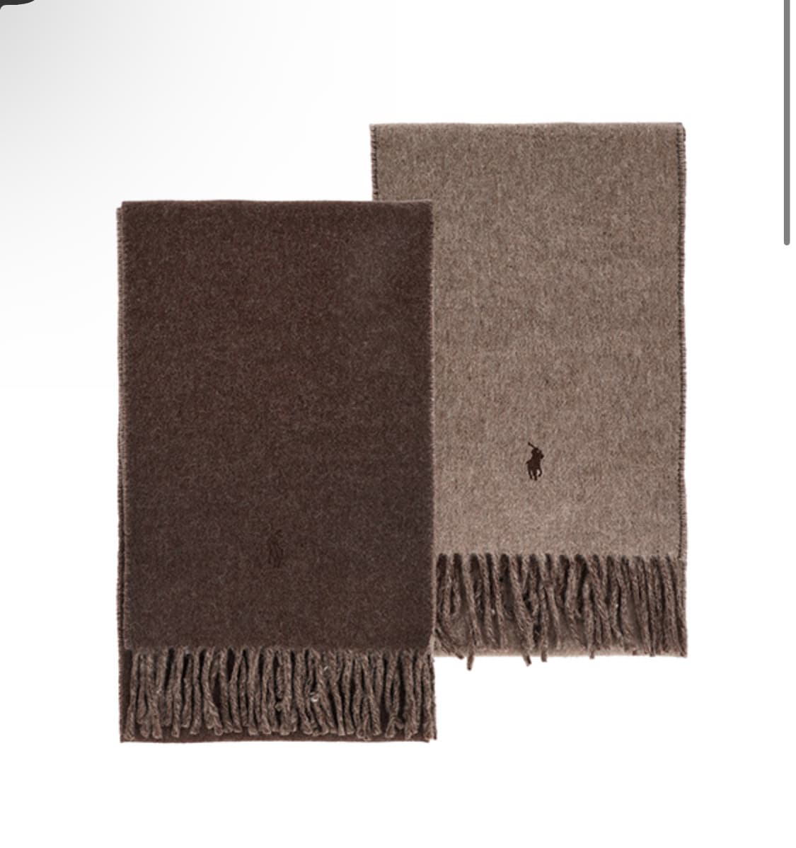 폴로 랄프로렌 포니 리버시블 프린지 머플러 상품이미지1