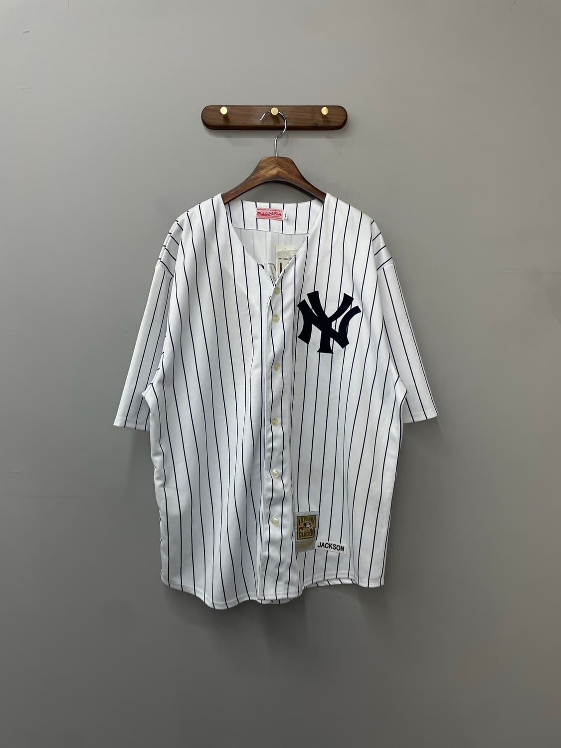 MLB 마제스틱 뉴욕 양키스 레지 잭슨 유니폼 반팔 져지 H555 상품이미지3