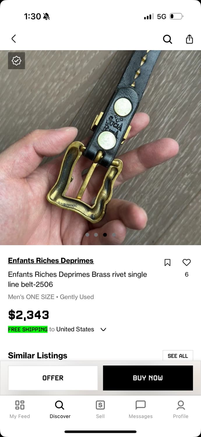 Enfants riches deprimes og belt 상품이미지7