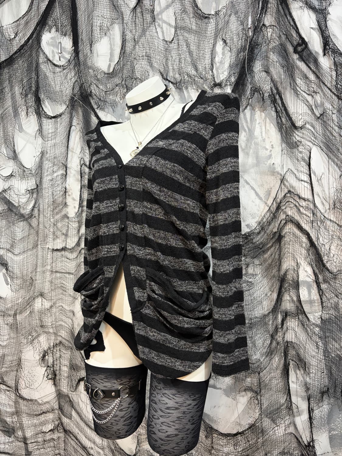 Rockchic stripe pocket Cardigan 상품이미지10