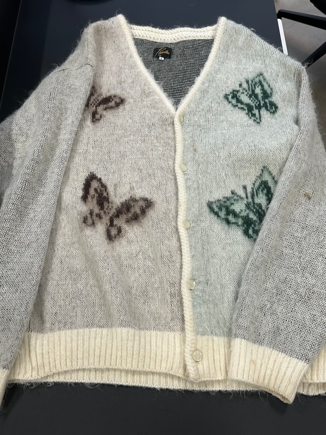 니들스 빠삐용 모헤어 가디건 상품이미지3