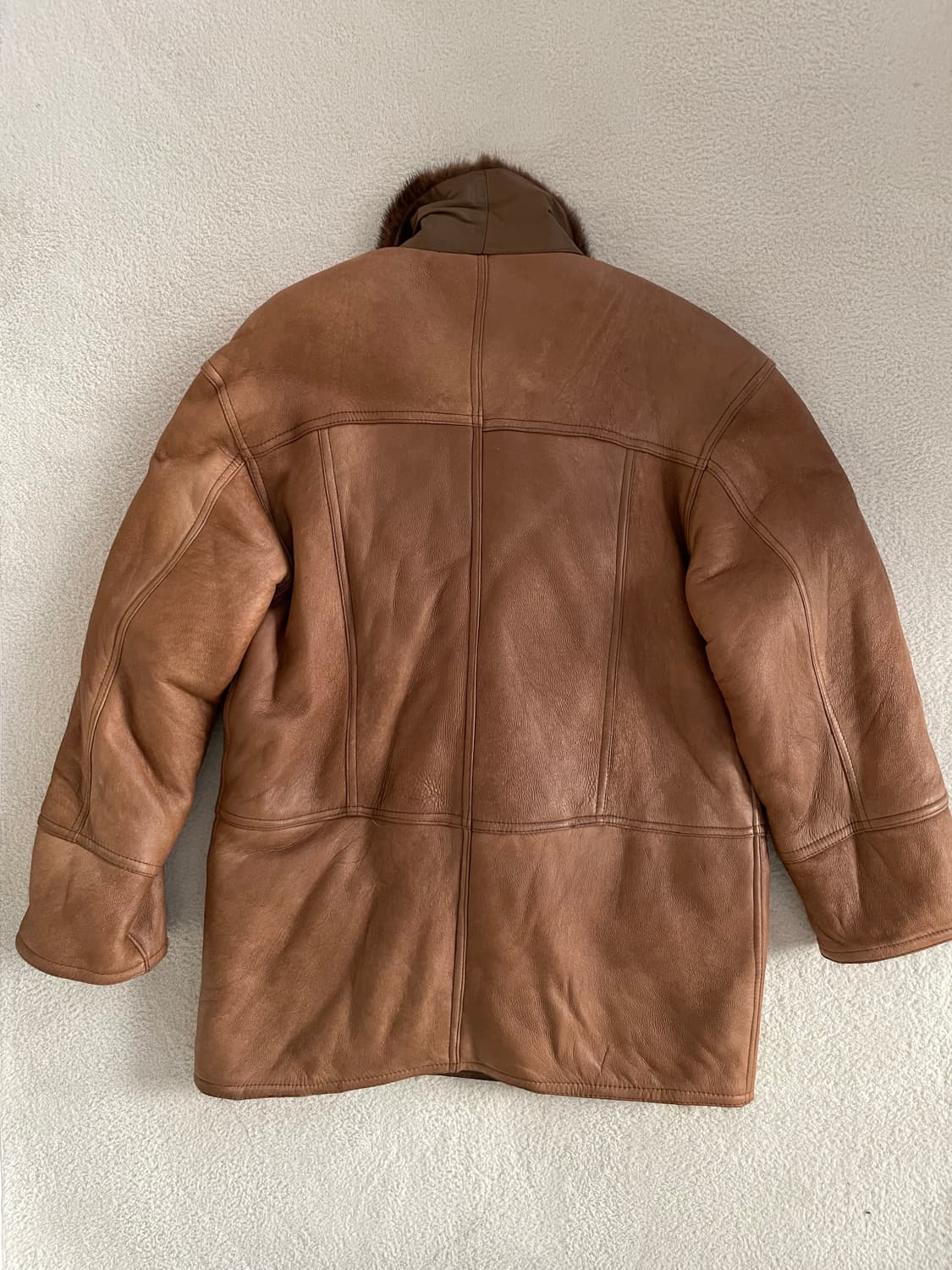 vintage double breasted sheepskin coat 상품이미지5