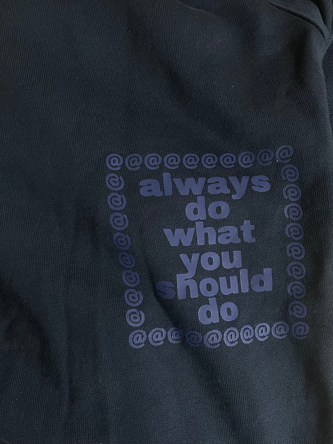 Always do what you should do 후드티 상품이미지4