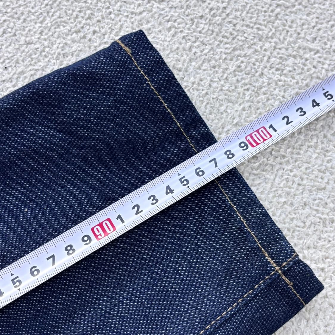 M(30) 플랙 생지 데님 팬츠 0414E 상품이미지6