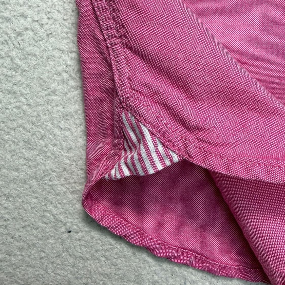 라코스테 레귤러핏 셔츠 핑크 38 상품이미지6