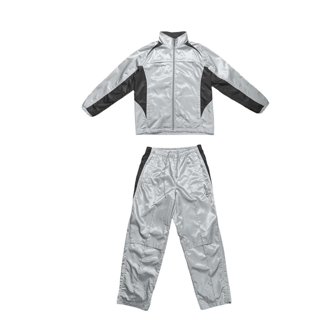 챔피온 올드스쿨 바람막이 트레이닝 세트 실버-블랙 L 상품이미지1