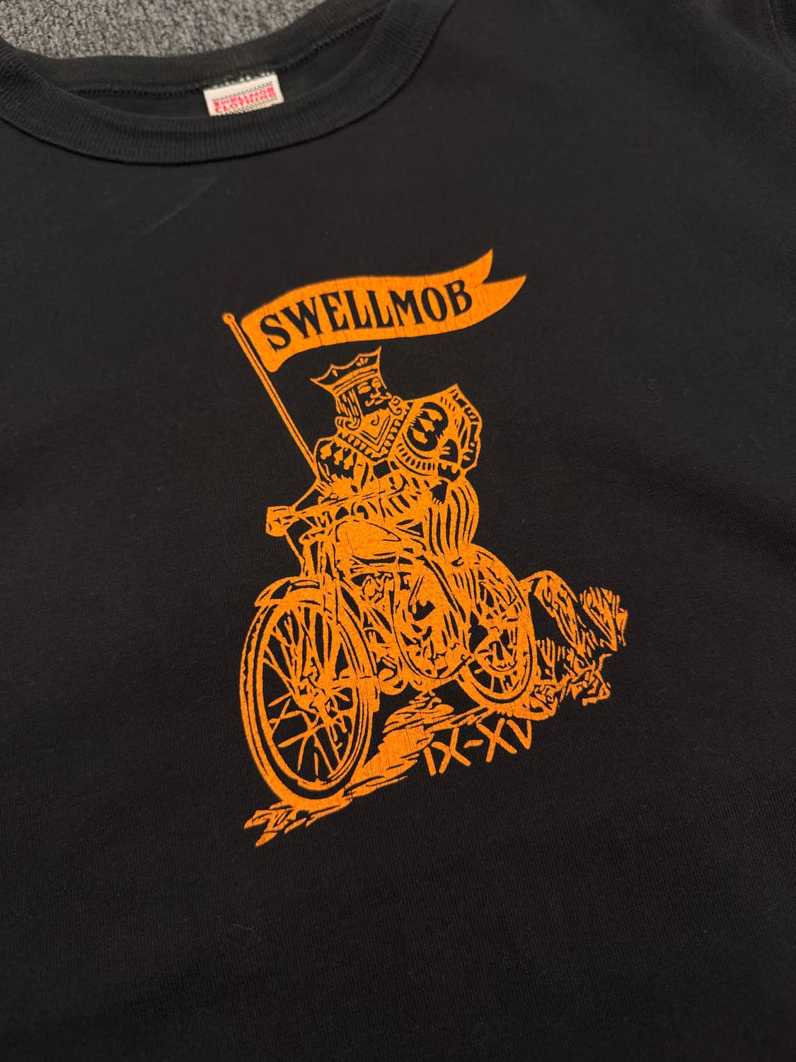 S) Swellmob 빈티지 프린팅 반팔 티셔츠 상품이미지3