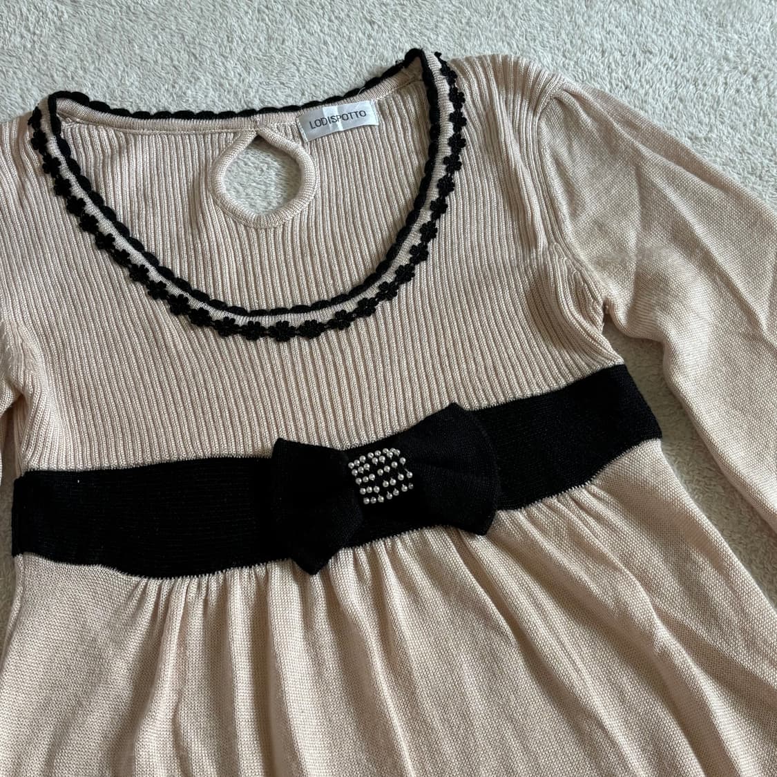 일본빈티지 로디스포토 히메갸루 모리걸 연핑크 원피스 상품이미지4