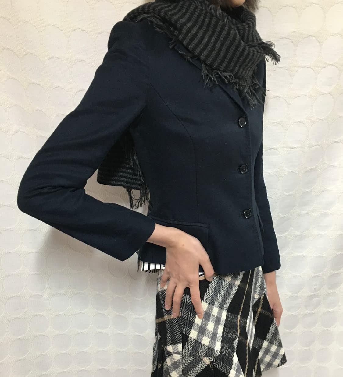 Dolce&Gabbana 진한 네이비 면 자켓 상품이미지1