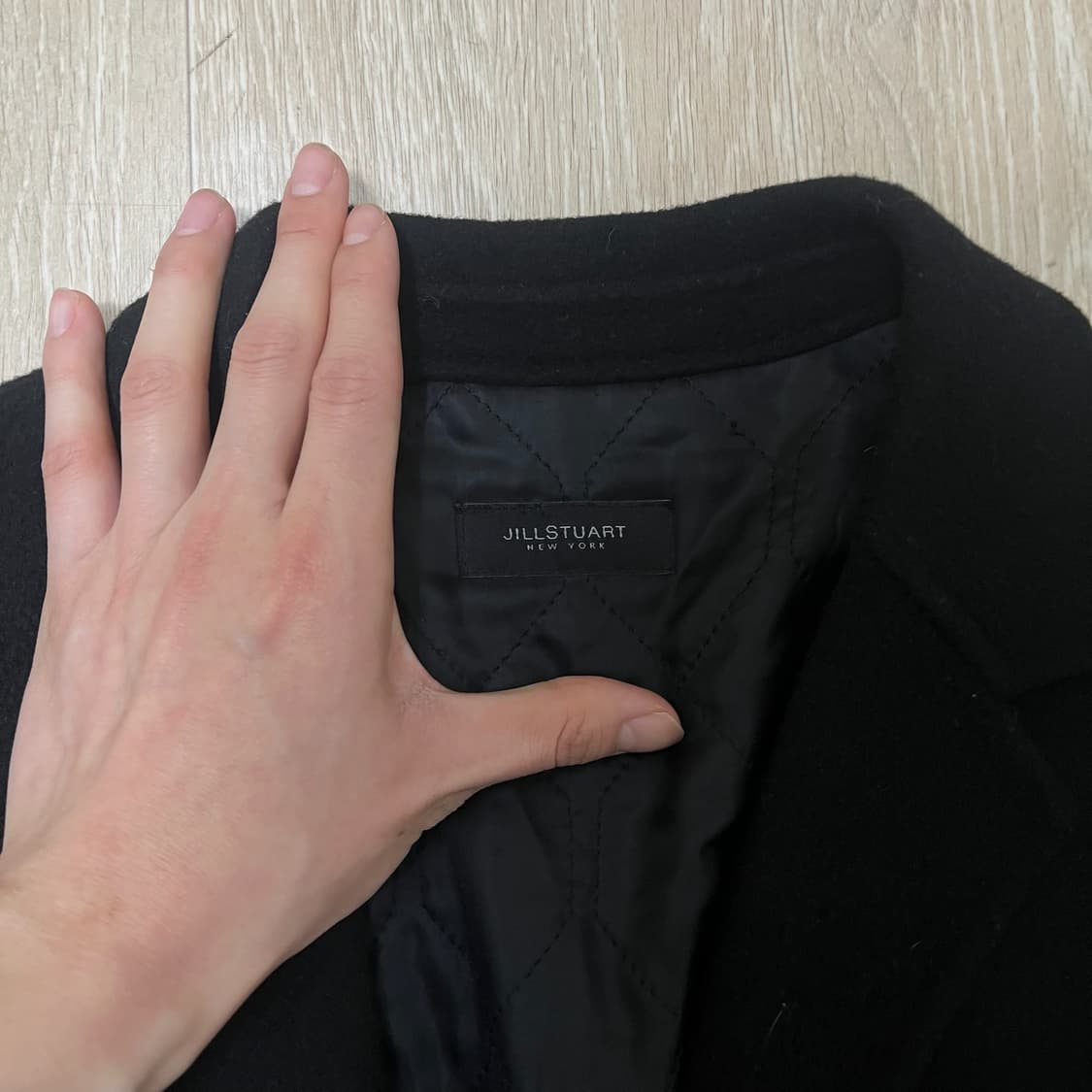 질스튜어트 뉴욕 남성 캐시미어 싱글 코트 M/95  상품이미지4