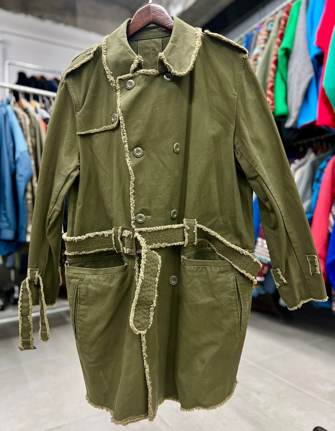 딜레탕트(dilettante)  밀리터리 트렌치코트 상품이미지5