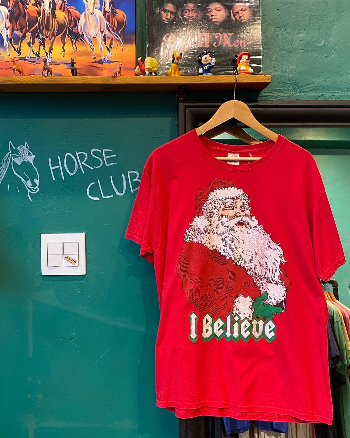 "I Believe" Santa Christmas T 상품이미지1