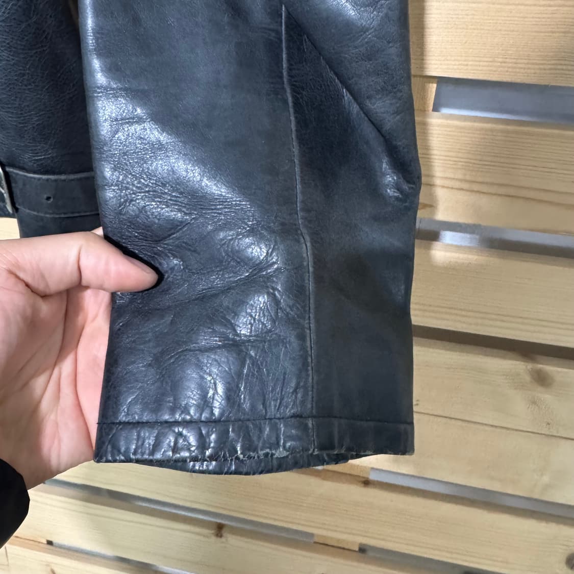 폴로 가죽 자켓 상품이미지8