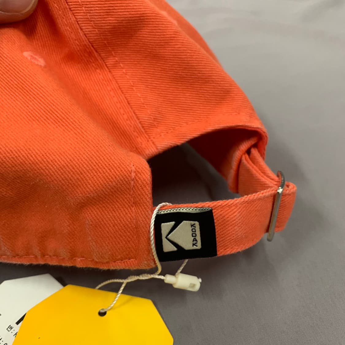 새상품 KODAK 코닥어패럴 레인보우 자수 볼캡 모자 상품이미지5