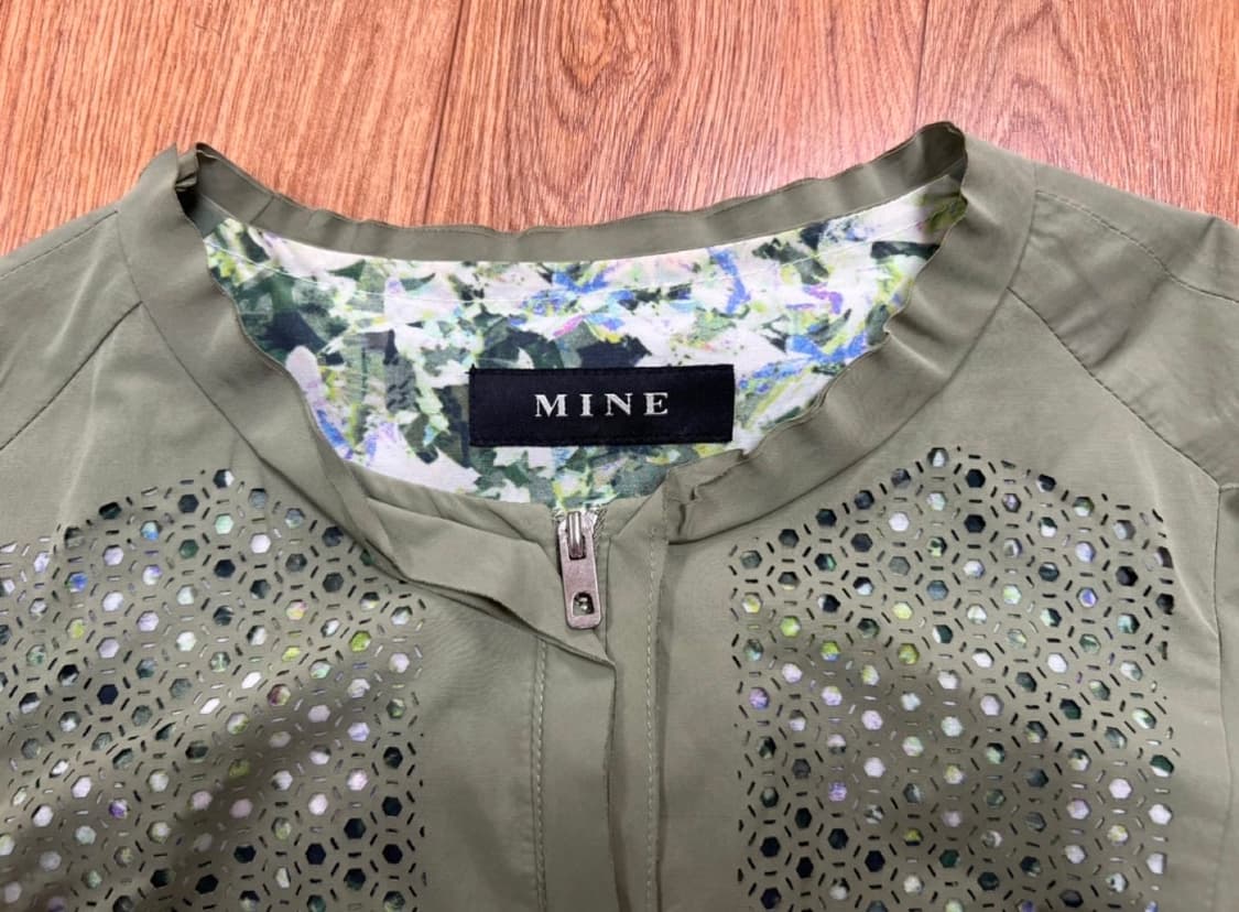 한섬 마인 카키색 원피스 상품이미지4